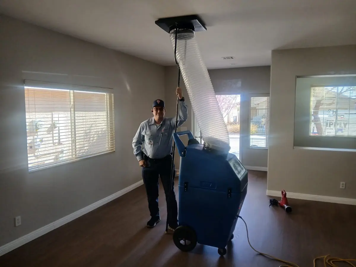 Professional Dryer Vent Cleaning work inside a Truckee home